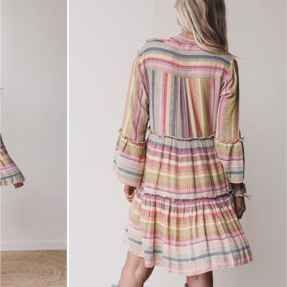 BOGO Keepsake Striped En Creme Longsleeve Dress - Picture 10 of 10